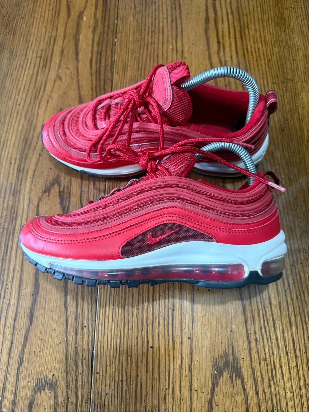 Women’s Nike Air Max 97-Inspired Sneakers(University red).CQ9896-600